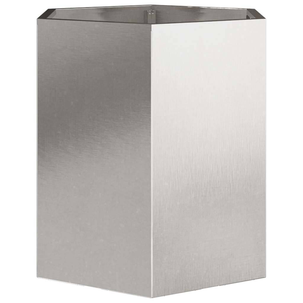 ComfortXL - Lot de 2 Carrés Potager Hexagonaux Inox pour Jardin Moderne 46x45 cm – ComfortXL Outdoor Living - Image 8