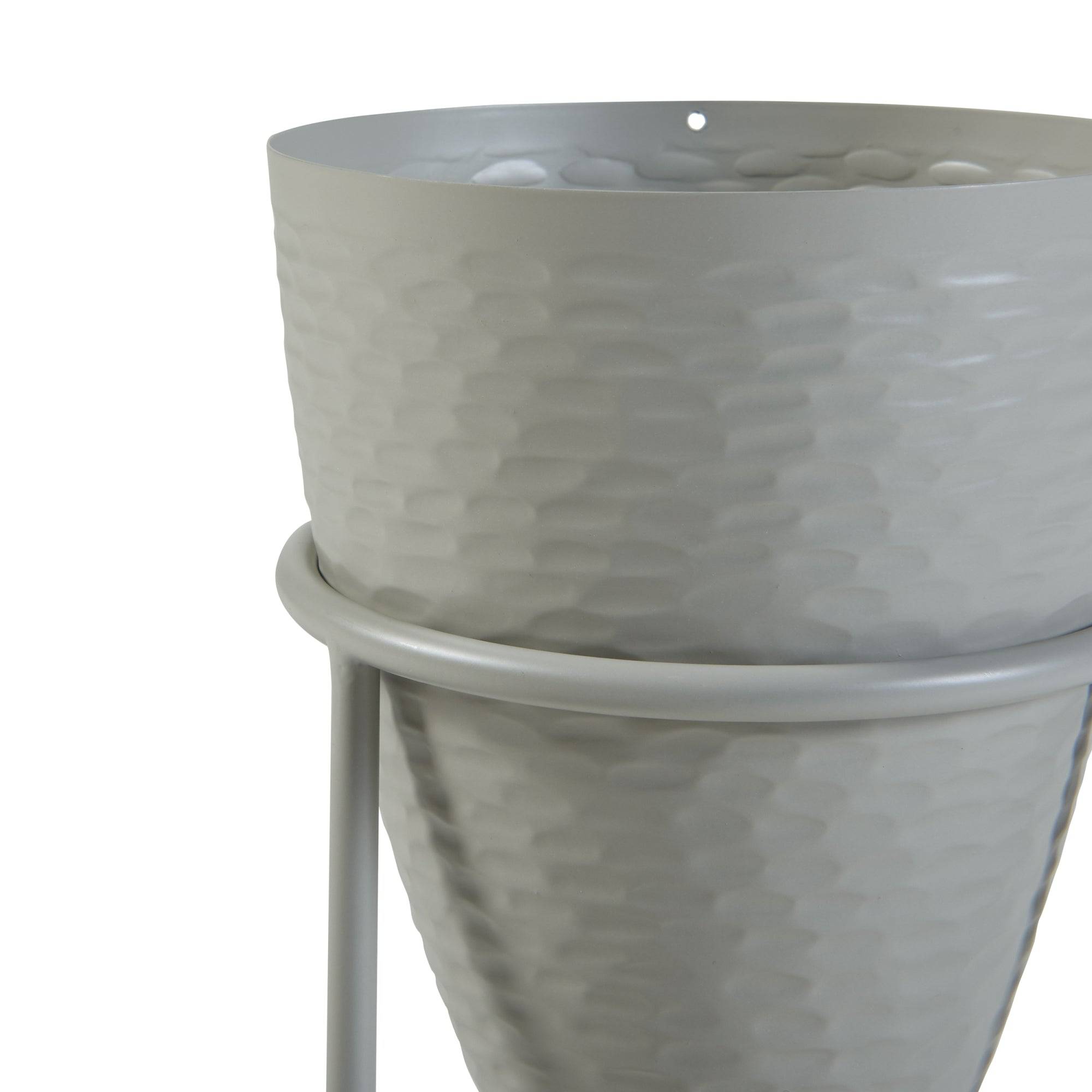 Porte-plantes style intemportel support 41 x 16 cm beige - Image 3