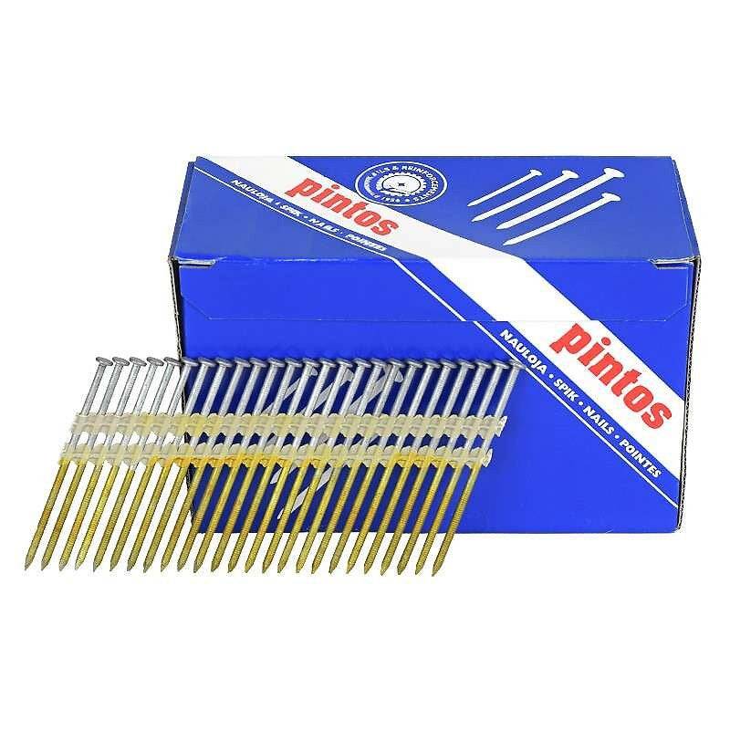 Norfix - 3000 Pointes en bande RH 75 x 2,8 mm 21° NORFIX NFX11067 galvanisée à chaud (zinc 50 µ) annelée Norfix - Imagen 1