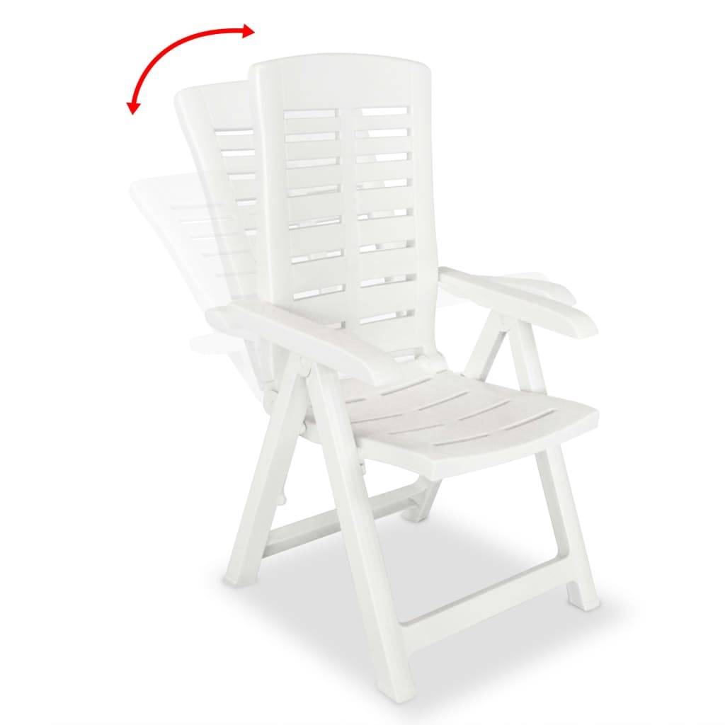 Chaise bois composite 2 places plastique blanc  60 x 61 x 108 cm  - Prolenta premium  p392.7 - Image 1