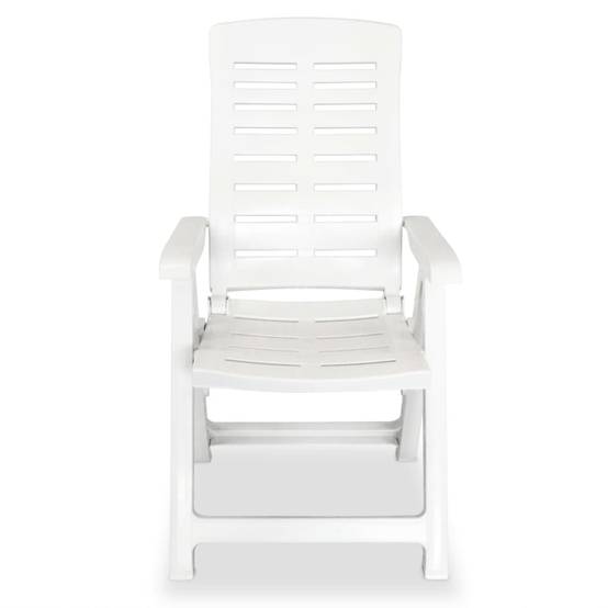 Chaise bois composite 2 places plastique blanc 60 x 61 x 108 cm - Prolenta premium p392.7 - Image 5