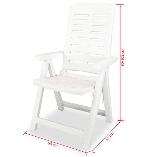 Chaise bois composite 2 places plastique blanc 60 x 61 x 108 cm - Prolenta premium p392.7 - Image 8