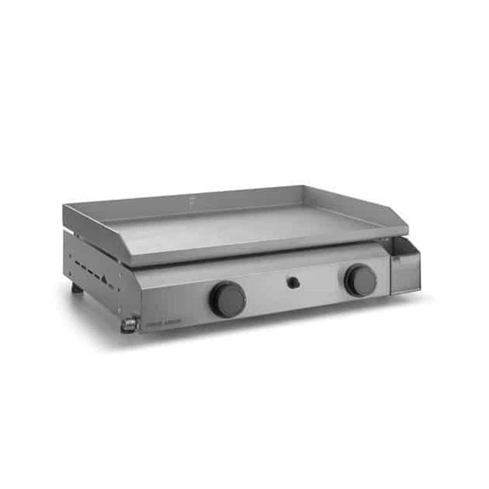Forge Adour - Plancha gaz fonte émaillée Base G60 FORGE ADOUR inox 2 brûleurs 59 X 39.5 - Image 1