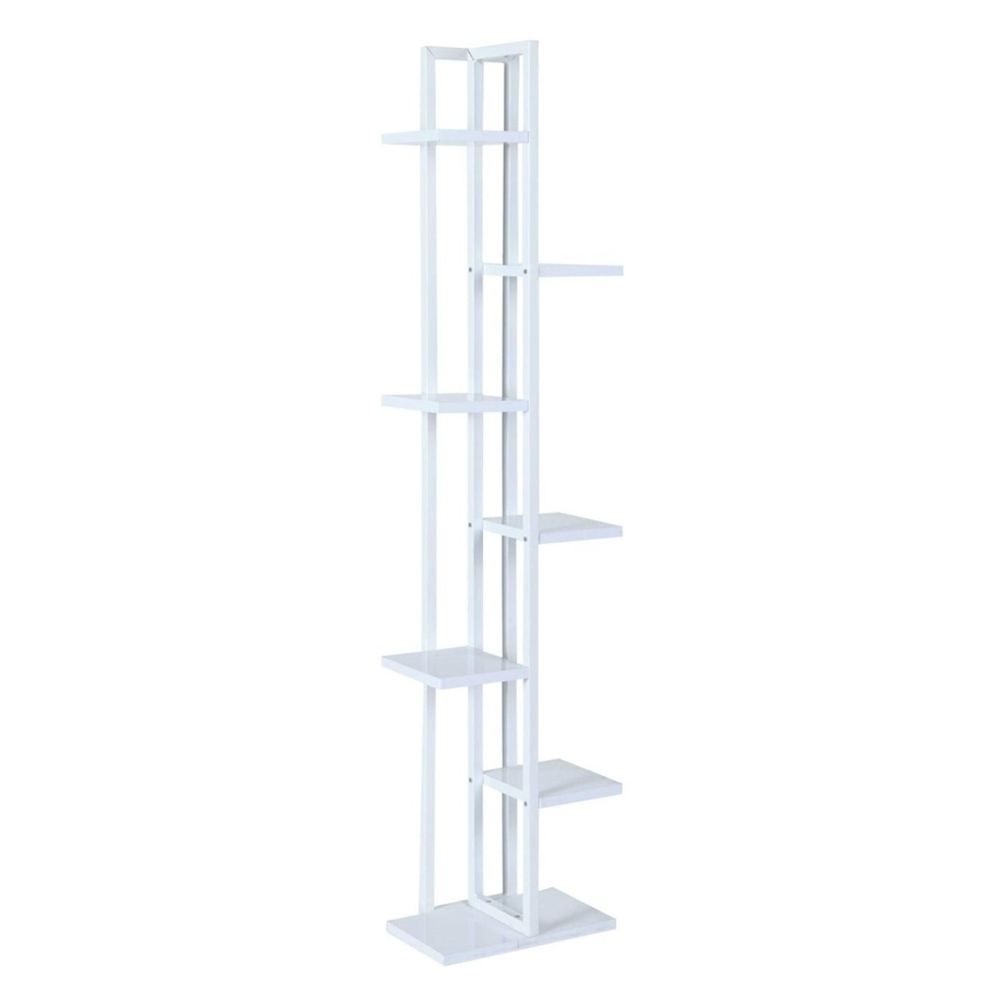 Helloshop26 - Support de plantes à 6 niveaux 150 x 34 x 21 cm blanc - Imagen 1