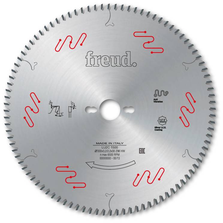 Lame pour panneaux en bois/composites FREUD - Ø180 3,2/2,2 AL30 Z56 BA - F03FS04912 -LU2C 0400 - Imagen 1