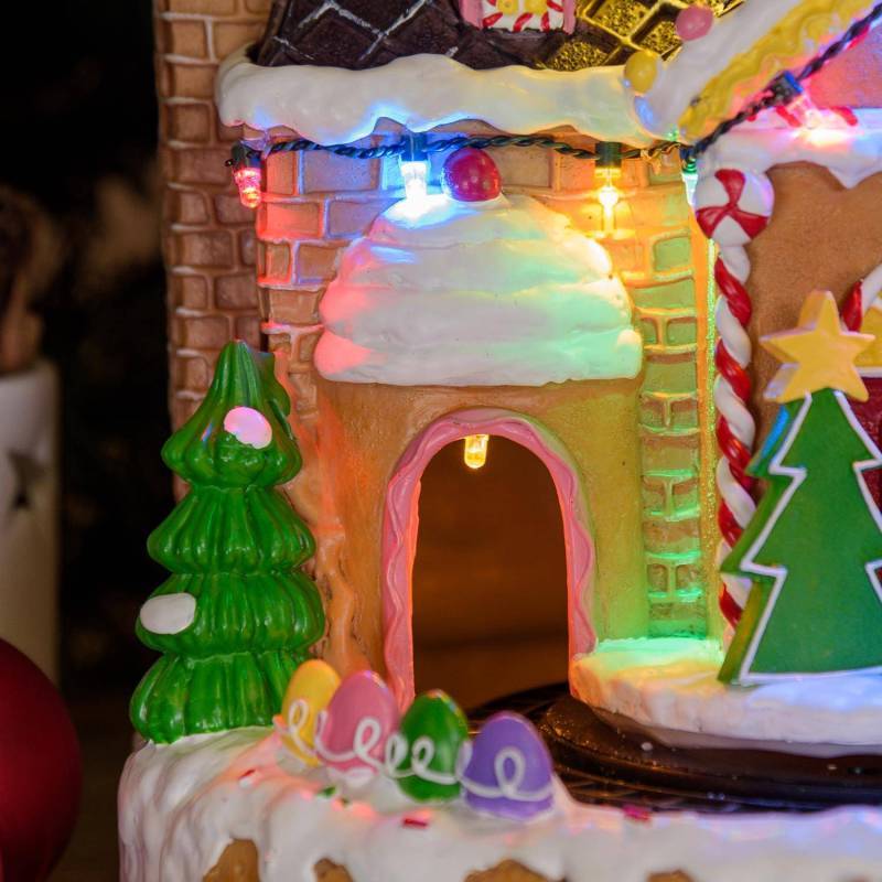 Lotti - Village de Noël animé à LED Bonbon Candy avec Petit Train et Musique Lotti - Imagen 6