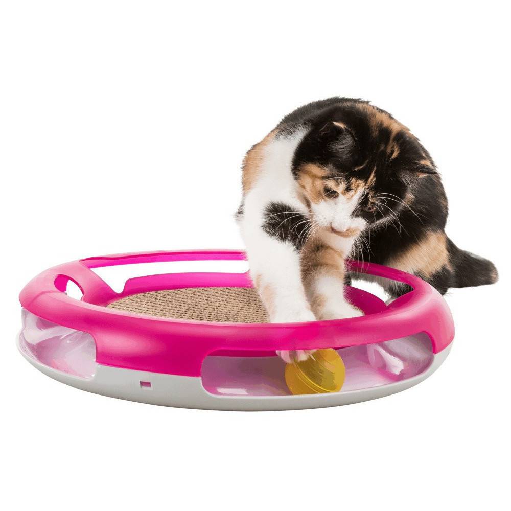 Trixie - Jouet pour chat Race & Scratch ø 37 cm - Imagen 1
