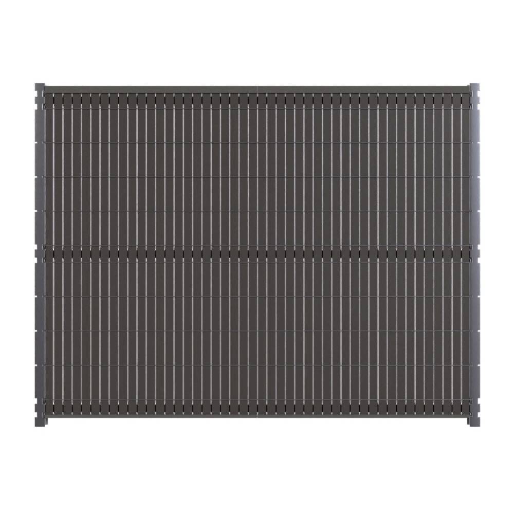 Decklinea - Kit Occultation Composite - L2,5 x H1,93m - Gris Anthracite - Haute Resistance - Occultant Pour Grillage Rigide - Imagen 3
