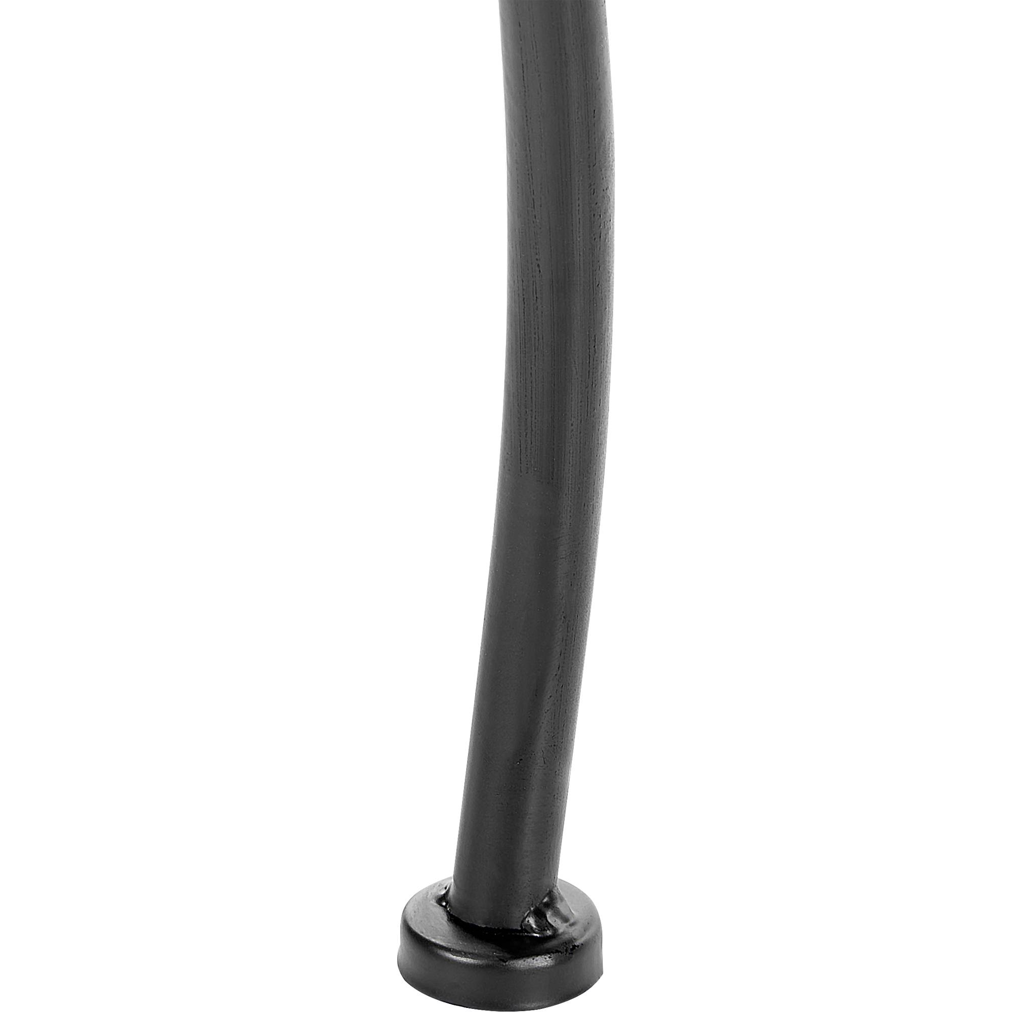 Beliani - Chaise de jardin Métal Noir LIGURIA - Beliani - Imagen 7