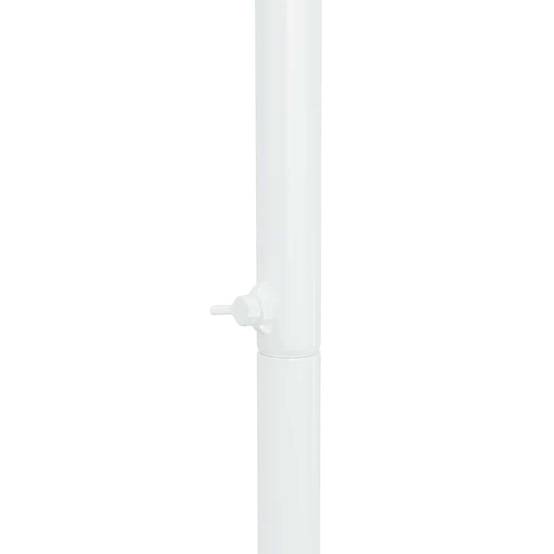 Arche de cérémonie en acier blanc pour mariage et décoration de jardin 100x200 cm - ComfortXL Outdoor Living - Image 8