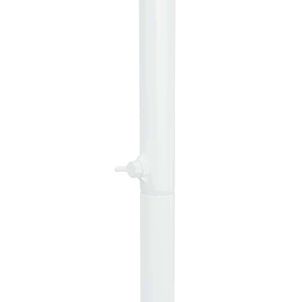 Arche de cérémonie en acier blanc pour mariage et décoration de jardin 100x200 cm - ComfortXL Outdoor Living - Image 8