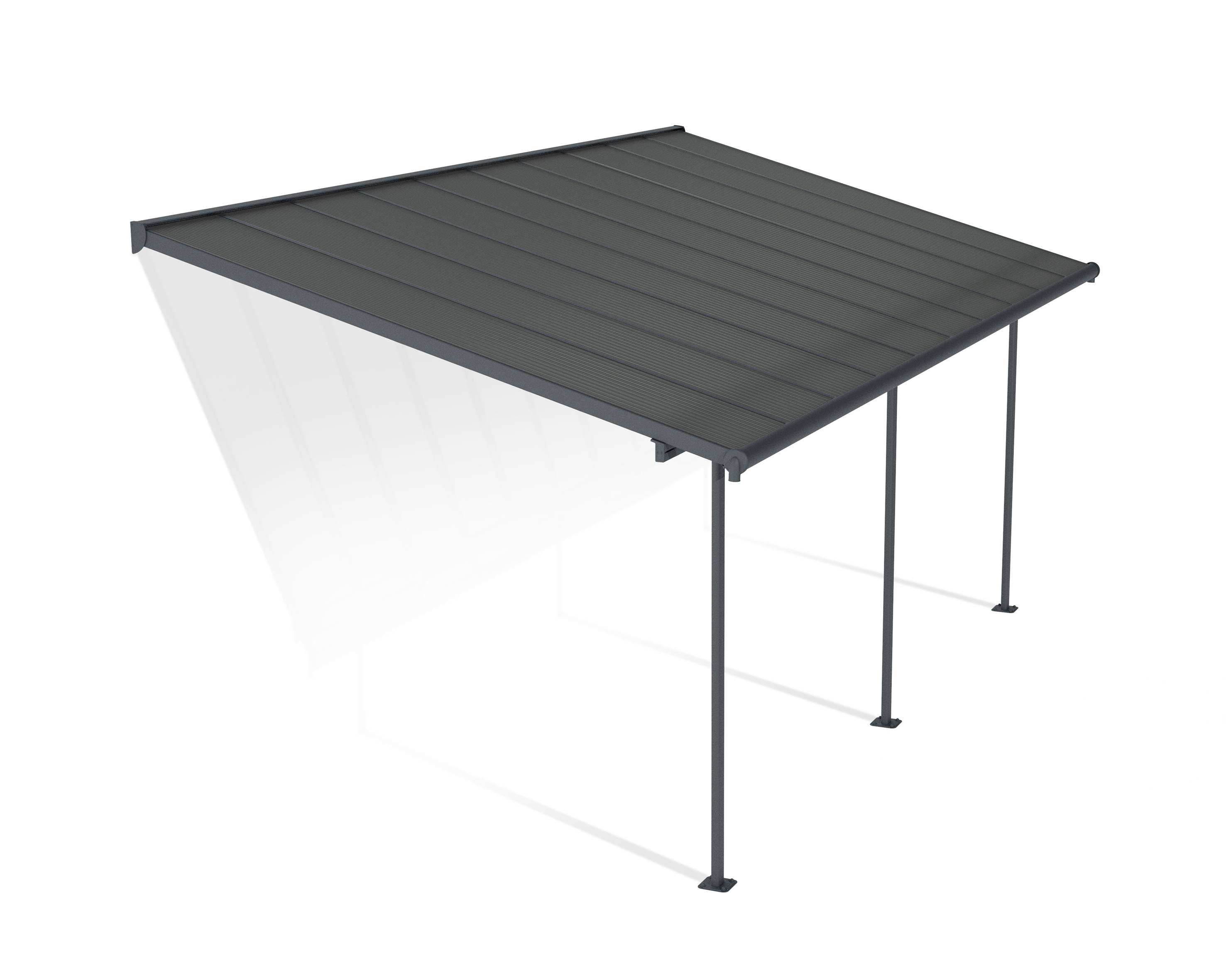 Canopia - Canopia Pergola Capri 3X6,2 Grise, toiture gris - Imagen 1