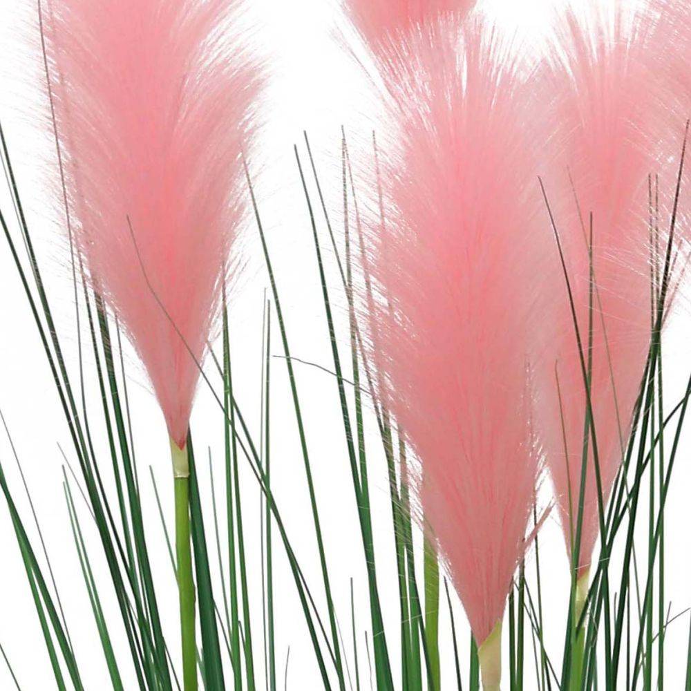 Jardindeco - Graminées et plumeaux de la Pampas artificiels hauteur 116 cm Plumeaux roses - Imagen 2