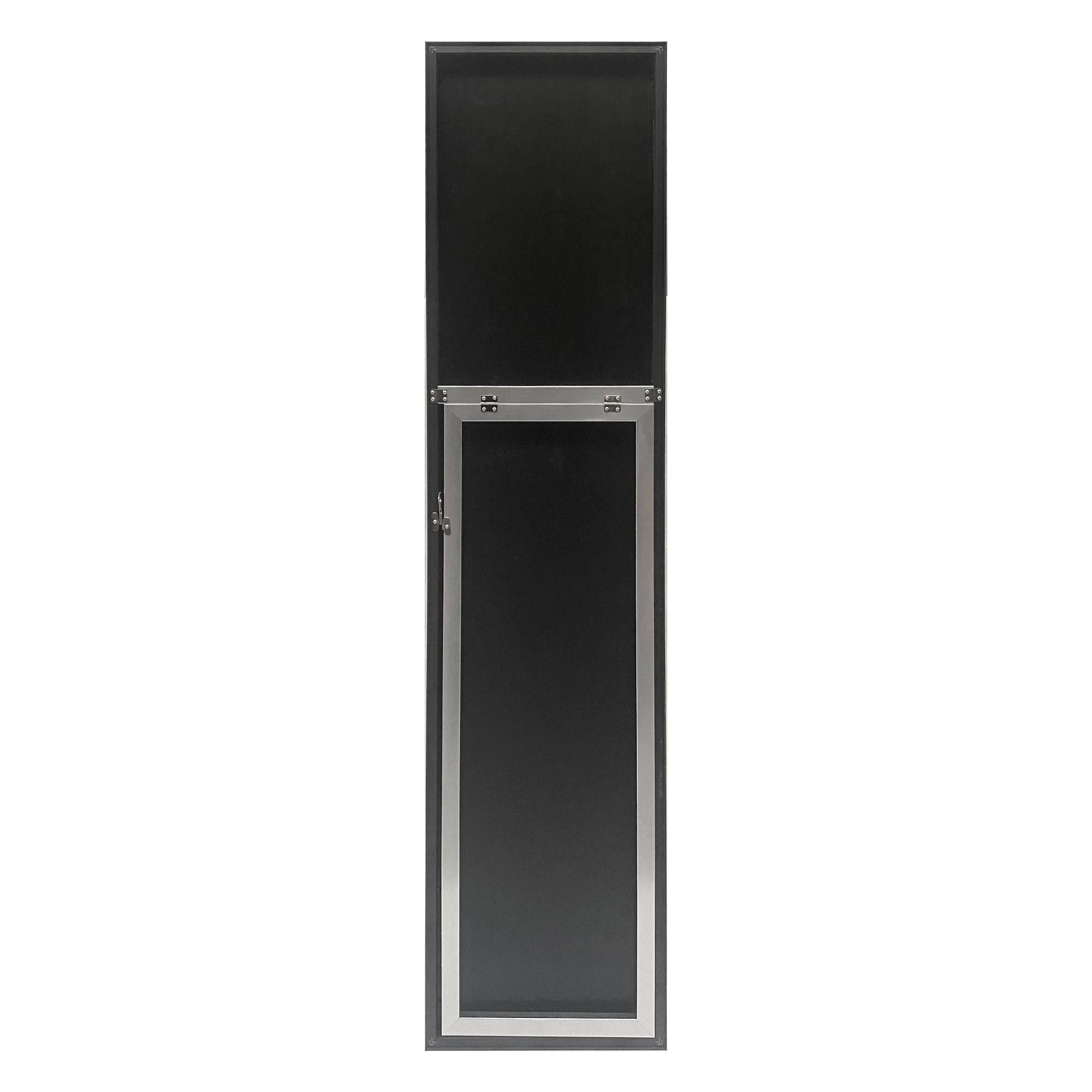 Helloshop26 - Miroir sur pied psyché inclinable 150 x 35 cm argenté - Imagen 3