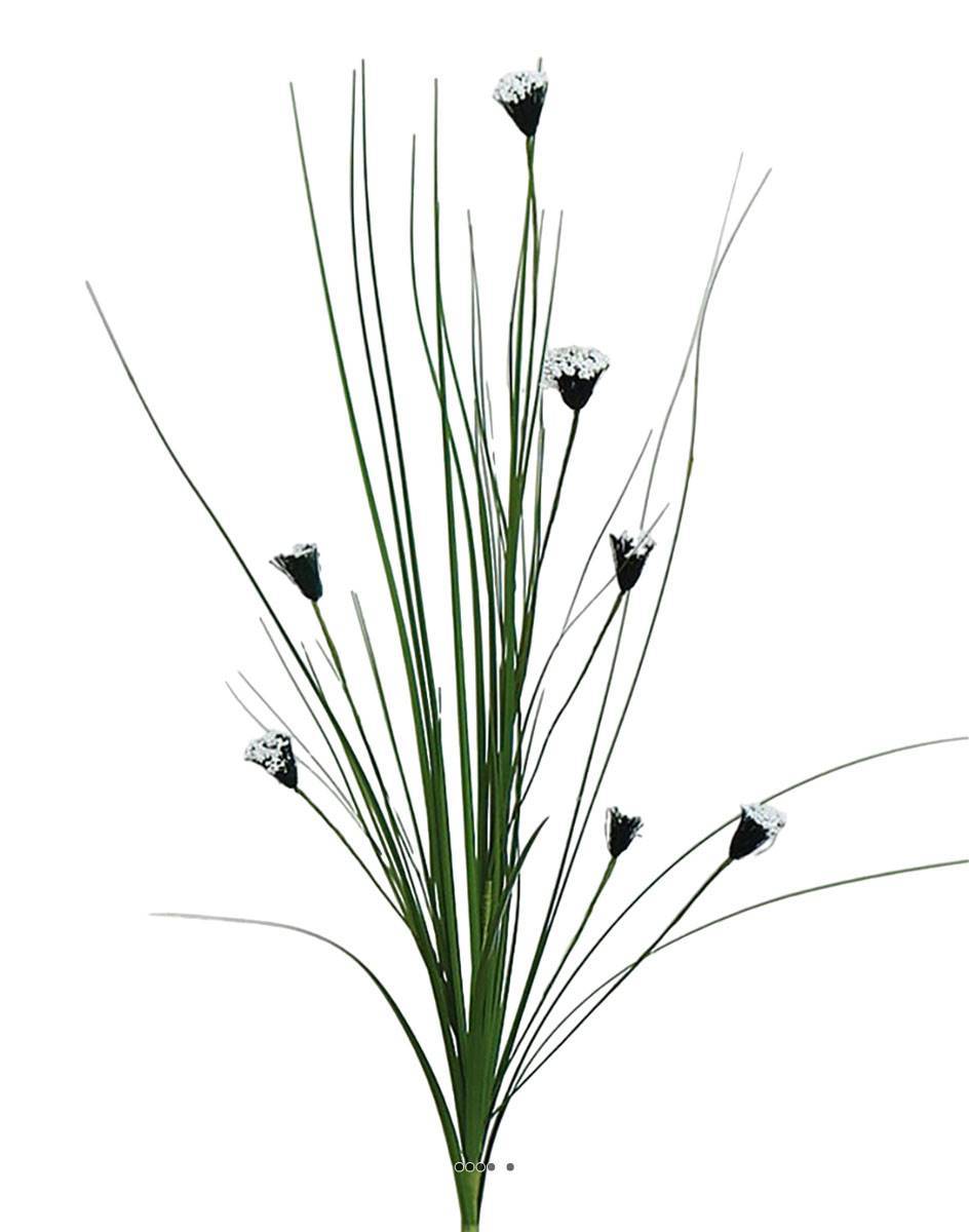 Artificielles - Herbe artificielle en piquet H85 cm crème-vert - Imagen 2