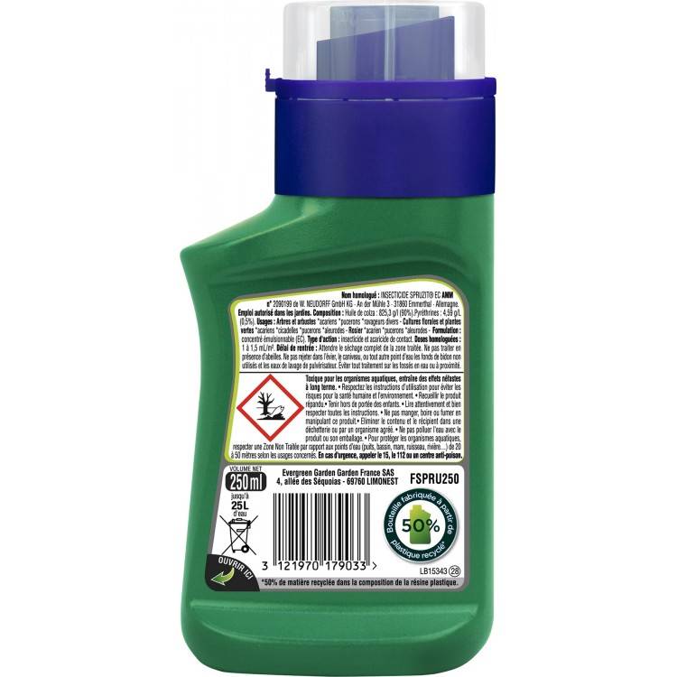 Fertiligène - Fertiligène - Insecticide Polyvalent Ultra Concentré - 250ml (FSPRU250)