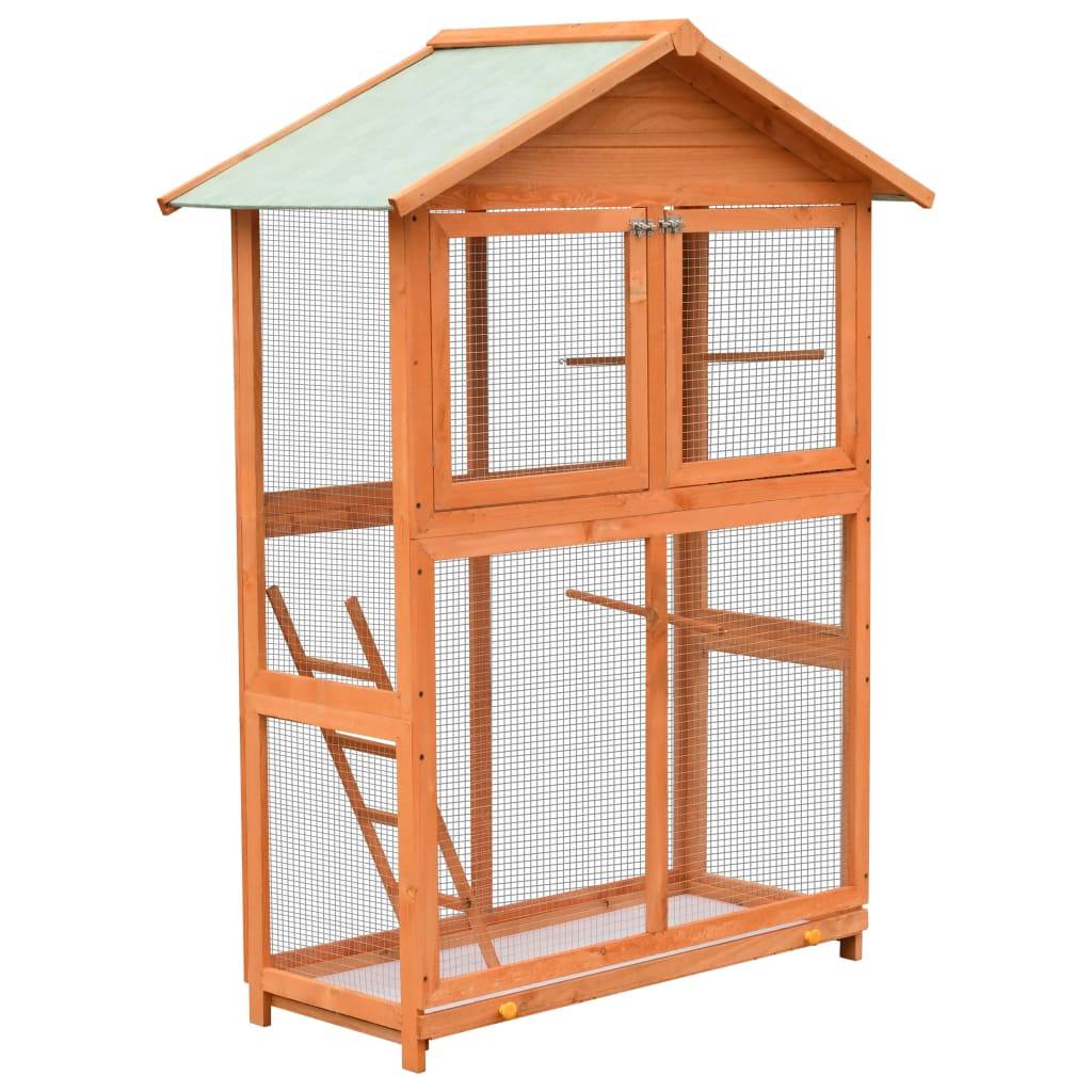 ComfortXL - Volière extérieure en bois de pin et sapin pour jardin 164 cm – ComfortXL Pet Living - Image 1