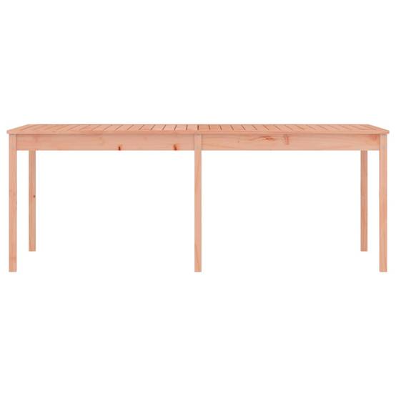 Table de jardin bois massif de douglas 203,5 x 100 x 76 cm - PANGIVO - Image 5