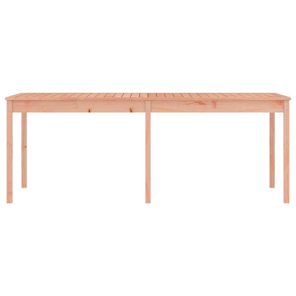 Table de jardin bois massif de douglas 203,5 x 100 x 76 cm - PANGIVO - Image 5