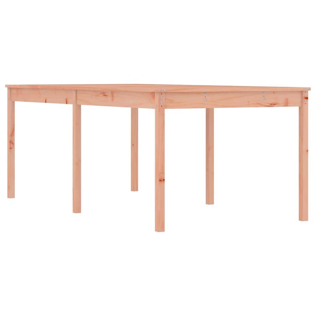 Table de jardin bois massif de douglas 203,5 x 100 x 76 cm - PANGIVO - Image 2