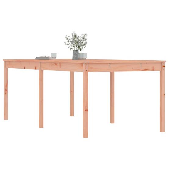 Table de jardin bois massif de douglas 203,5 x 100 x 76 cm - PANGIVO - Image 4