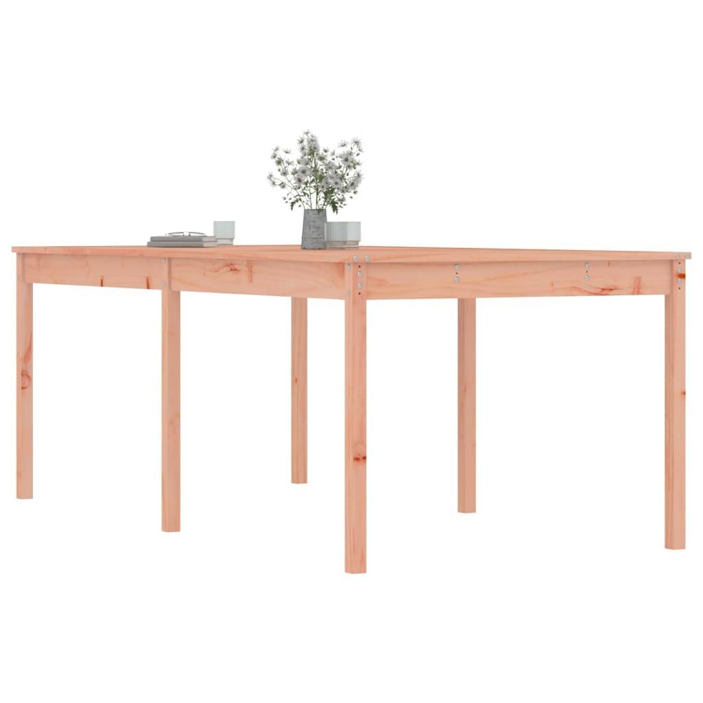 Table de jardin bois massif de douglas 203,5 x 100 x 76 cm - PANGIVO - Image 4