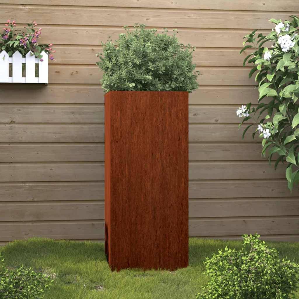 Vidaxl - Jardinière 32x29x75 cm acier corten vidaXL 821553 - Imagen 1