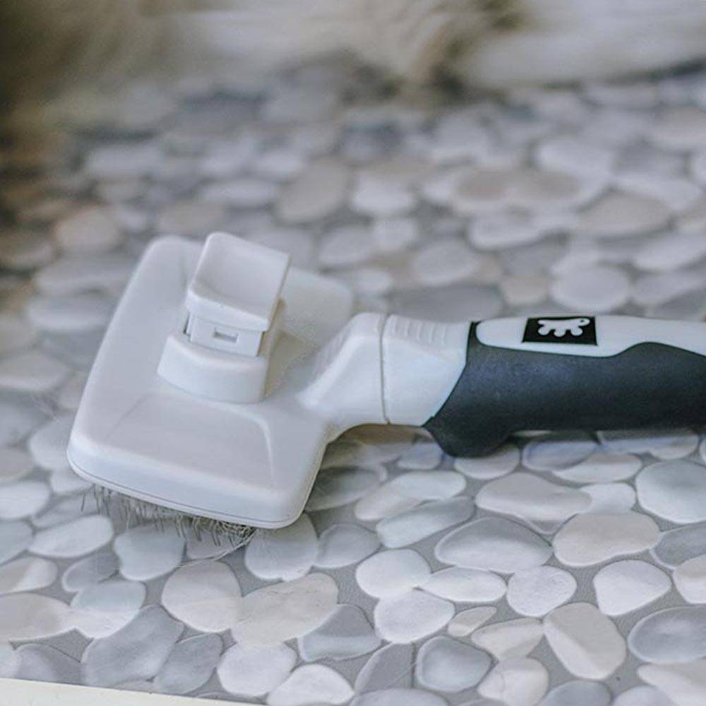 Ferplast - Carde pour Chiens et Chats GRO 5768, Taille S, Brosse, Soin du Sous-poil, pour Poil Moyen et Long - Image 2