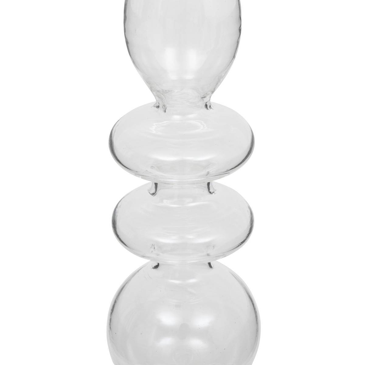 Atmosphera - Chandelier en verre H22cm transparent - Atmosphera Créateur d'intérieur - Imagen 3