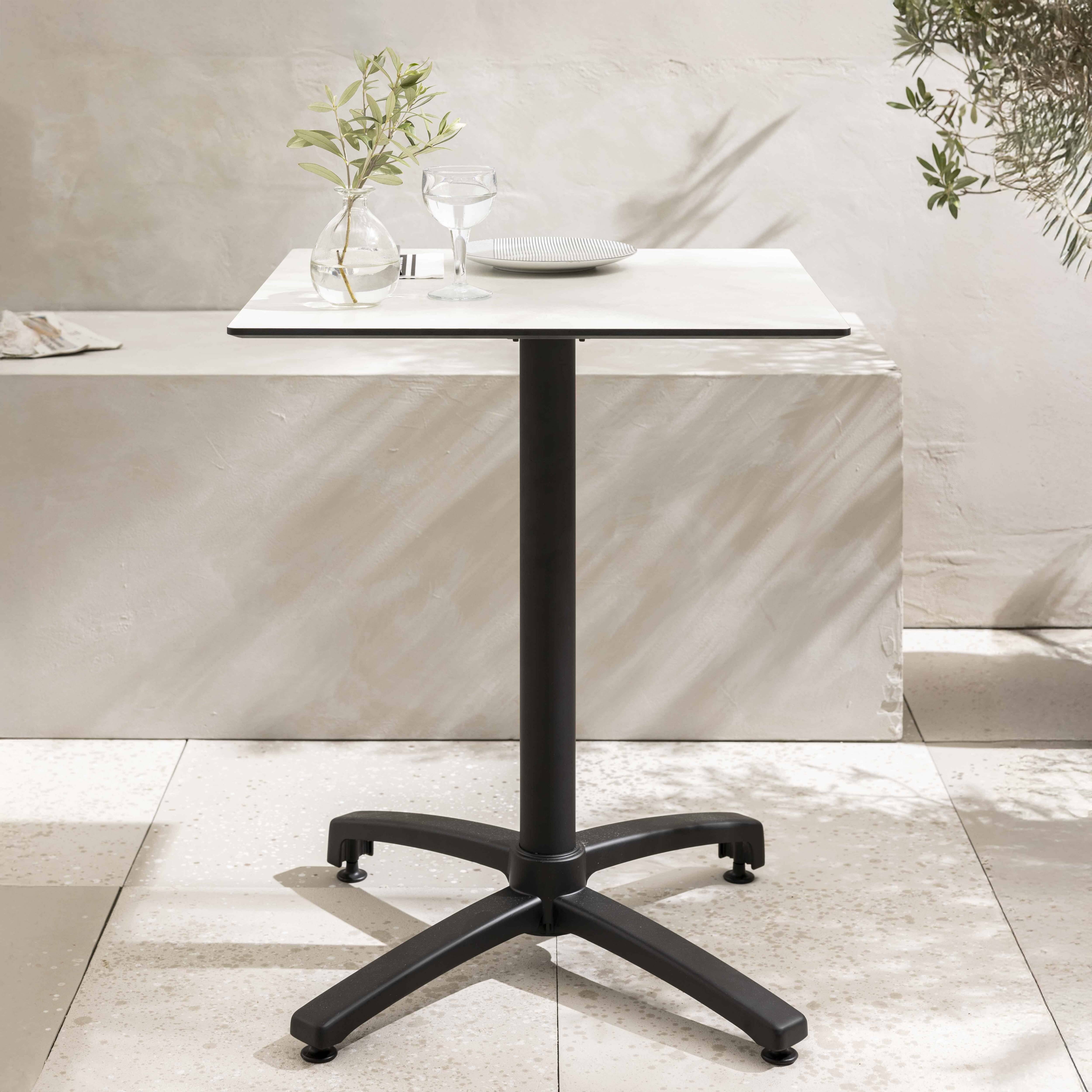 Oviala - Table de terrasse 70 cm inclinable beton gris clair Opéra - Oviala - Imagen 2
