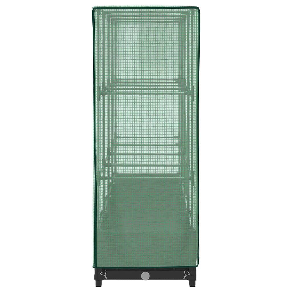 ComfortXL - Carré potager surélevé avec serre aspect rotin pour balcon jardin Noir 160x40cm – ComfortXL Outdoor Living - Image 5