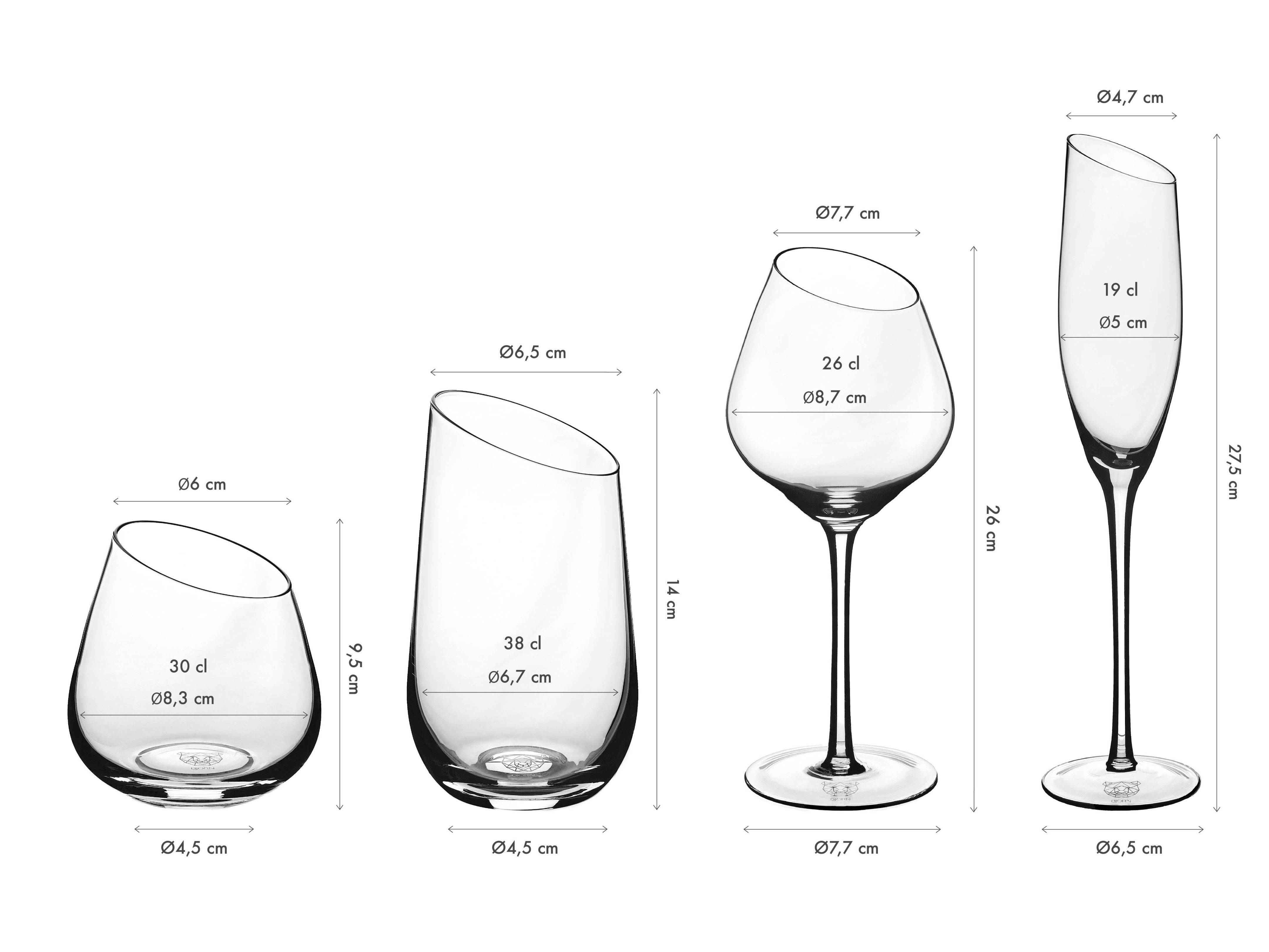 Lot de 24 Set Complet en Cristallin (cristal sans plomb) "SVÄVA", Bjorn - Image 3