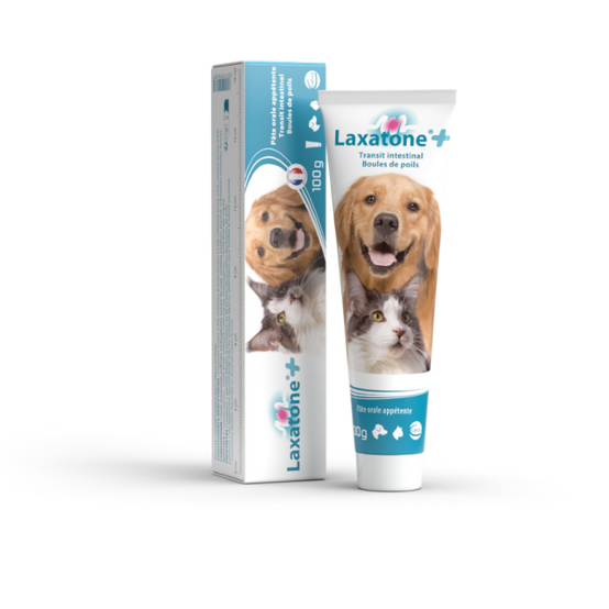 Laxatone + chien et chat : pâte orale à base d'Huile d'arachide Tube 100 g