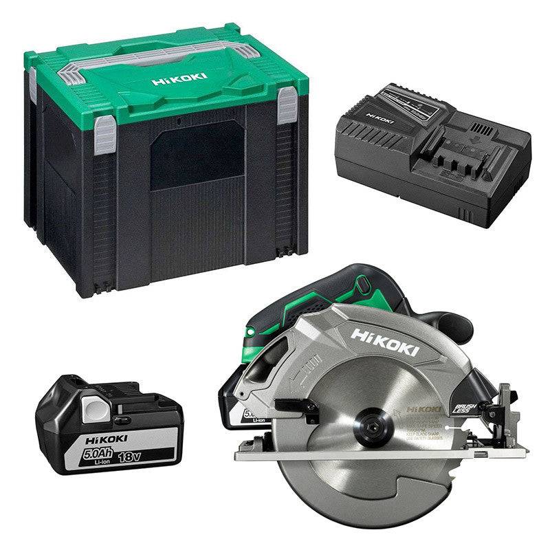 Scie circulaire 18V HIKOKI C1807DAWRZ 2 x 5,0Ah Ø190mm 64mm Hikoki - Imagen 1