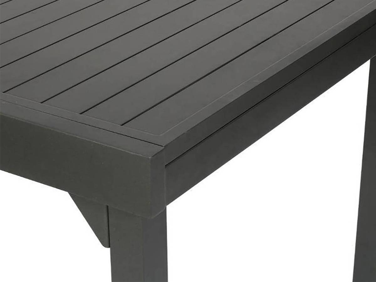 Hesperide - Ensemble repas table extensible rectangulaire alu Graphite Piazza + 12 fauteuils Piazza - Hespéride - Imagen 3