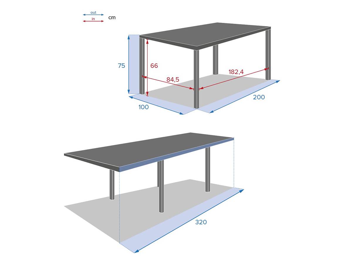 Hesperide - Ensemble repas table extensible rectangulaire alu Graphite Piazza + 12 fauteuils Piazza - Hespéride - Imagen 4