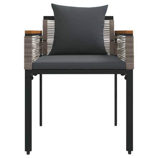 Ensemble de meubles d'extérieur 4 pcs | Mobilier d'extérieur Gris et Gris foncé Maison Chic - Image 9