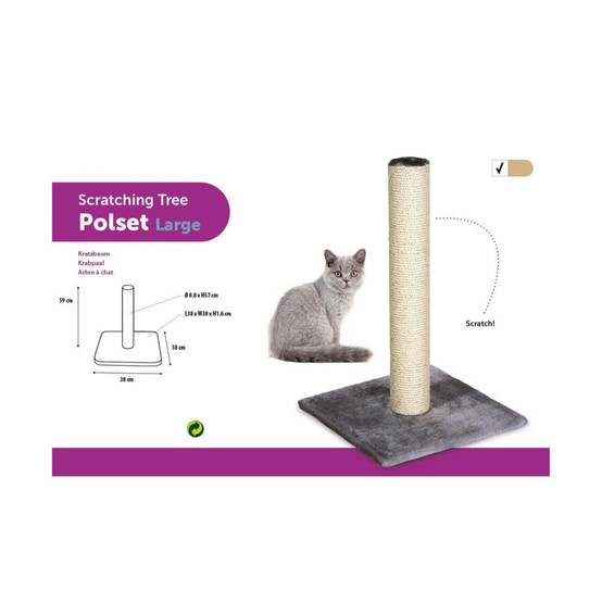 Griffoir Polset large couleur beige 38 x 38 x 59 cm pour chat - Image 4