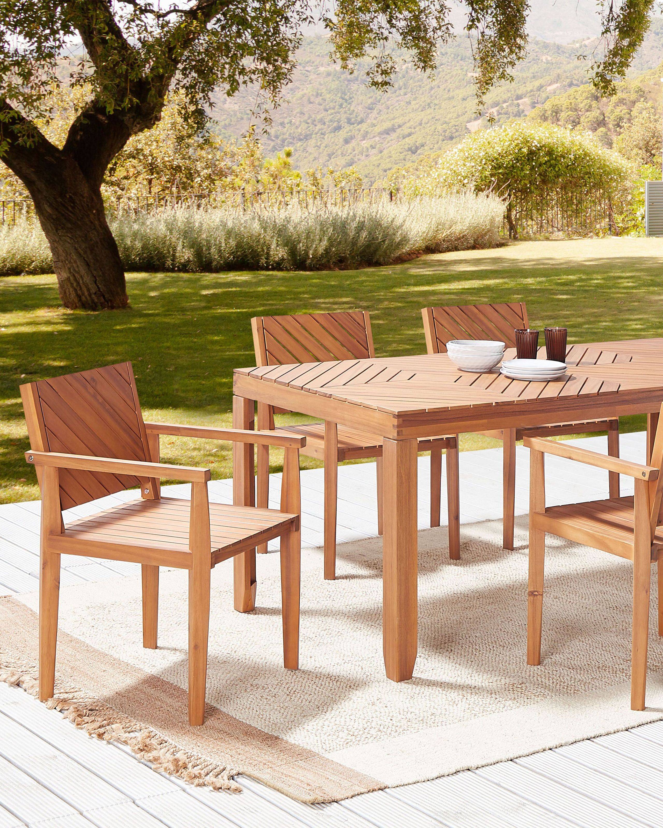 Beliani - Chaise de jardin Acacia Marron BARATTI - Beliani - Imagen 1