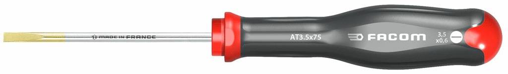 Tournevis Protwist® pour vis fente 3,5x100mm longueur 203mm - FACOM - AT3.5X100 - Image 1