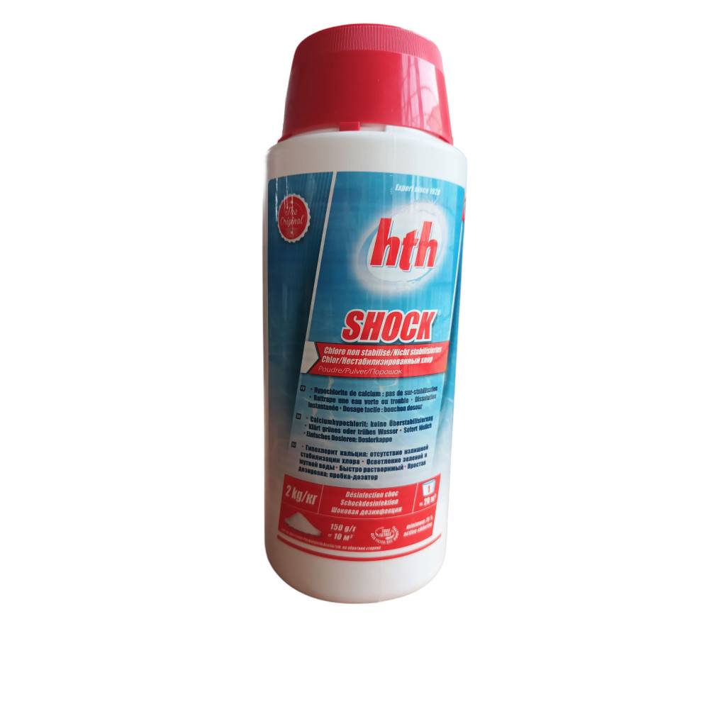 HTH - Désinfection choc - Poudre Hypochlorite De Calcium HTH Shock 2 Kg - Image 3