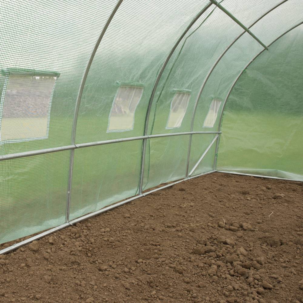 Terre Jardin - Serre tunnel de jardin en polyéthylène Renforcée - 18 m² - TERRE JARDIN - Imagen 4