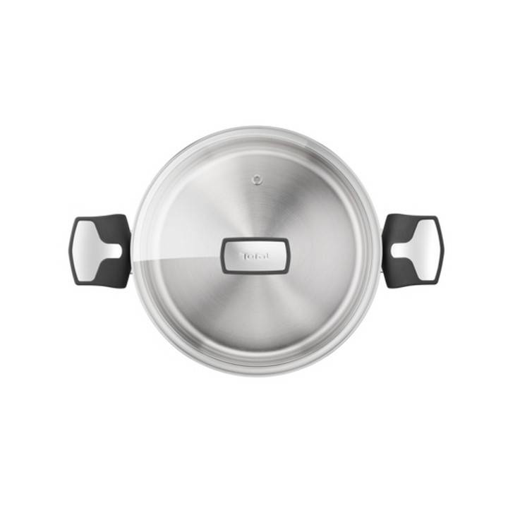 Faitout inox 24cm + couvercle en verre E3014604 Tefal - Imagen 4