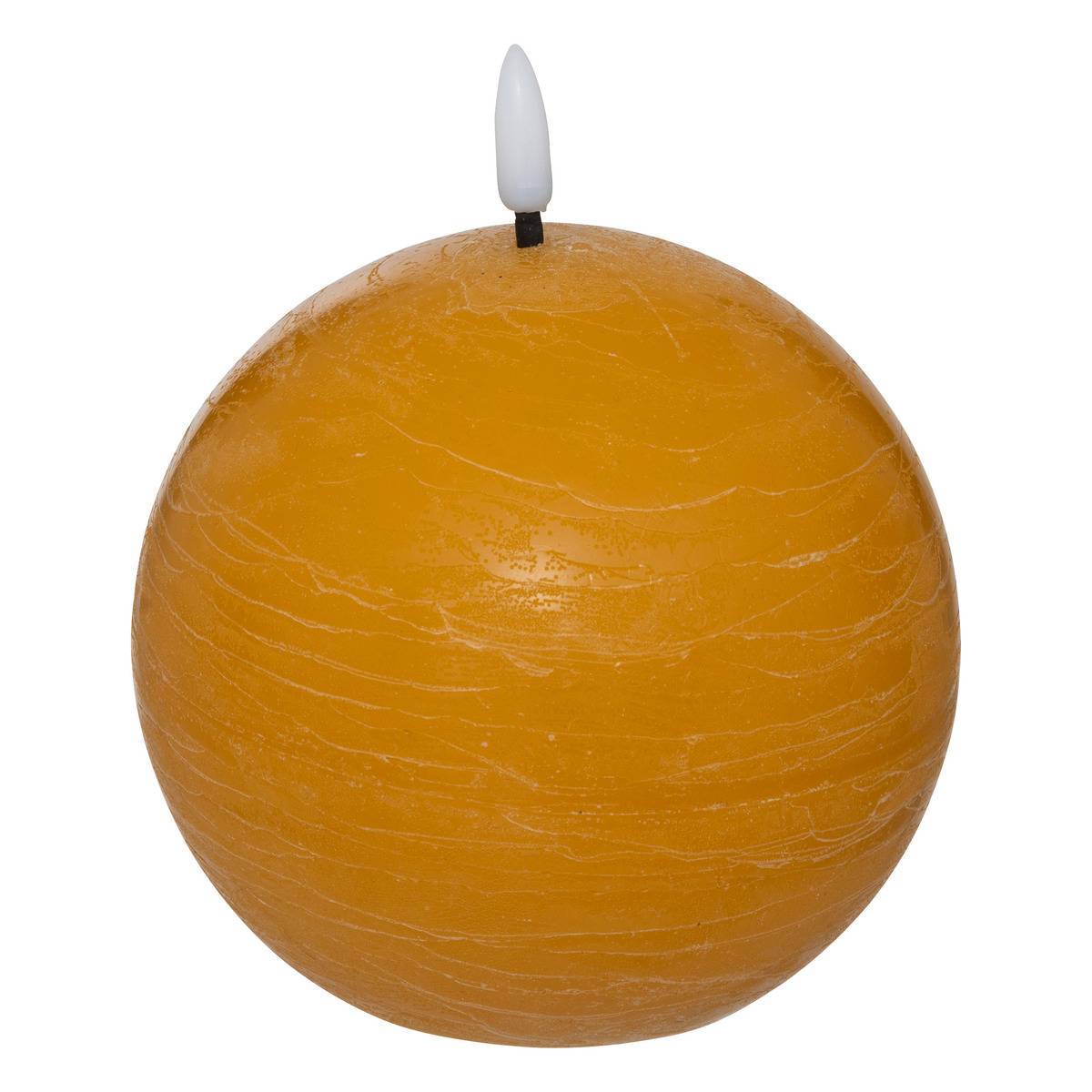 Atmosphera - Bougie boule LED Molia D.8cm jaune - Atmosphera Créateur d'intérieur
