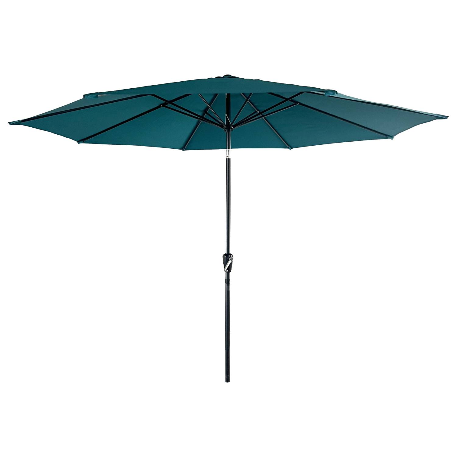 Happy Garden - Parasol droit HAPUNA rond 3,30m de diamètre bleu - HAPPY GARDEN - Imagen 1