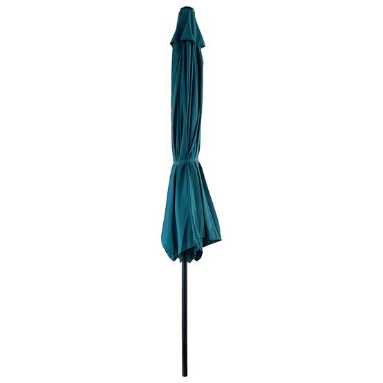 Happy Garden - Parasol droit HAPUNA rond 3,30m de diamètre bleu - HAPPY GARDEN - Imagen 2