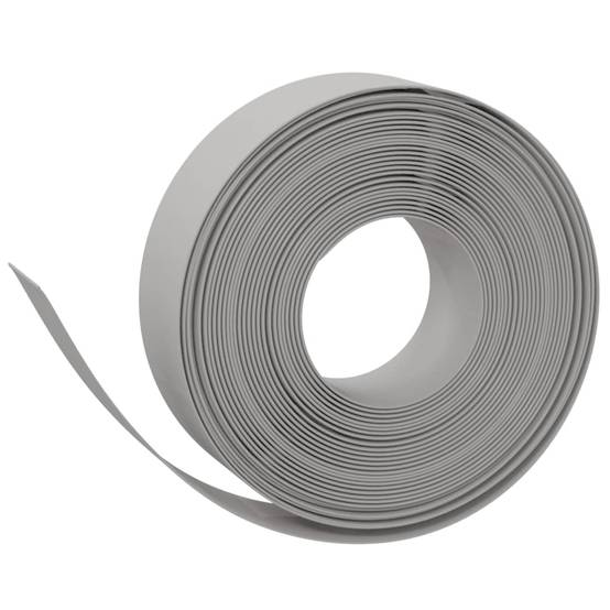 Bordure pelouse polyéthylène aménagement extérieur séparation 10mx15cm gris - ComfortXL Outdoor Living - Image 2