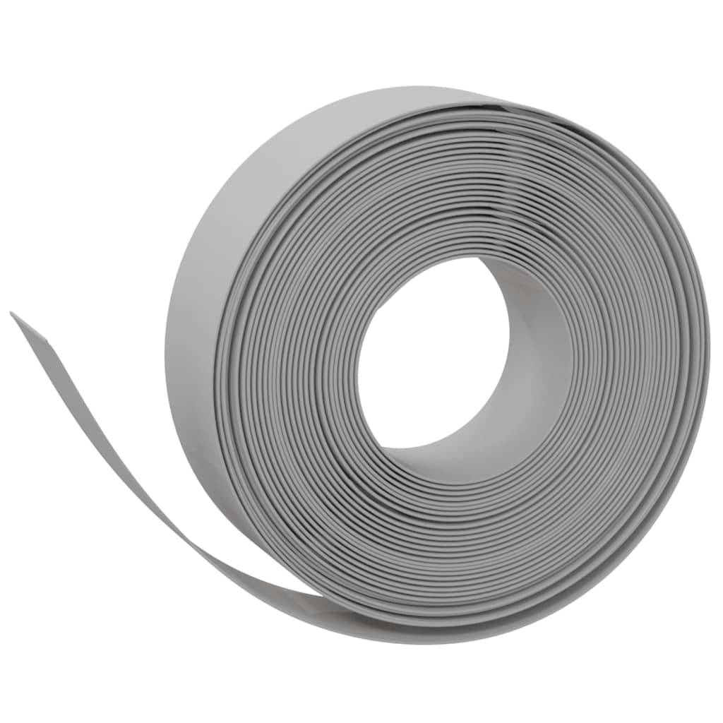 Bordure pelouse polyéthylène aménagement extérieur séparation 10mx15cm gris - ComfortXL Outdoor Living - Image 2