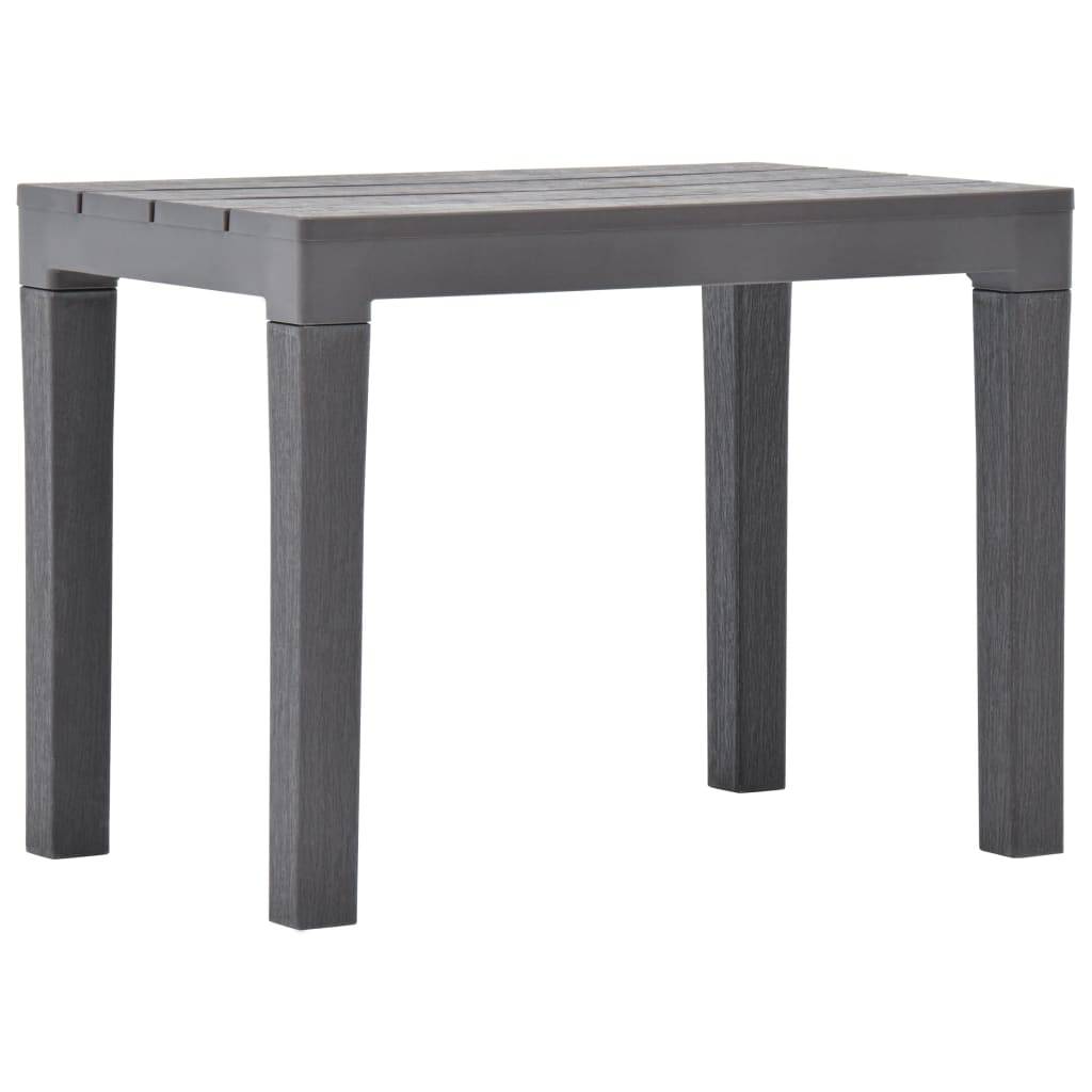 Vidaxl - Table de jardin avec 2 bancs Plastique Marron vidaXL 48779 - Imagen 6