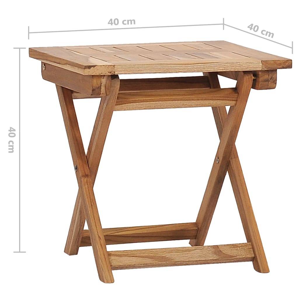 Helloshop26 - Chaises longues de jardin et repose-pied et table bois de teck - Imagen 8
